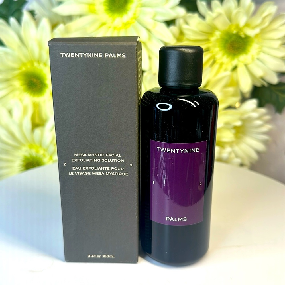 Twentynine Palms Mesa Mystic facial exfoliating solution 3.40Z new in box